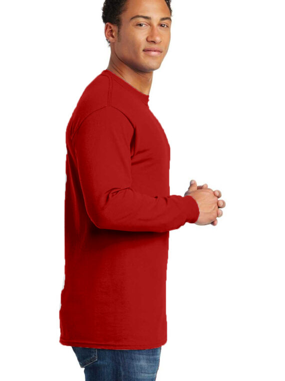 Sweatshirt, %100 Pamuk, İçi Şardonlu, 2 İplik Sweatshirt, 0 Yaka, Bordo