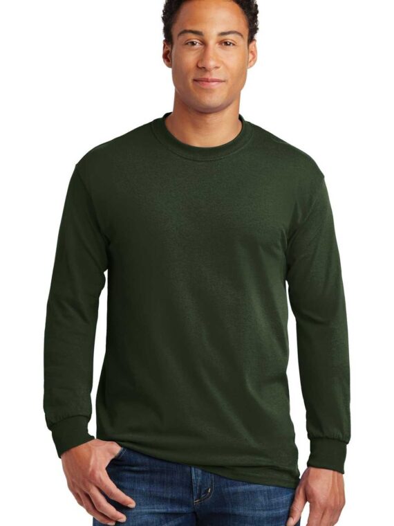 Sweatshirt, %100 Pamuk, İçi Şardonlu, 2 İplik Sweatshirt, 0 Yaka, Haki