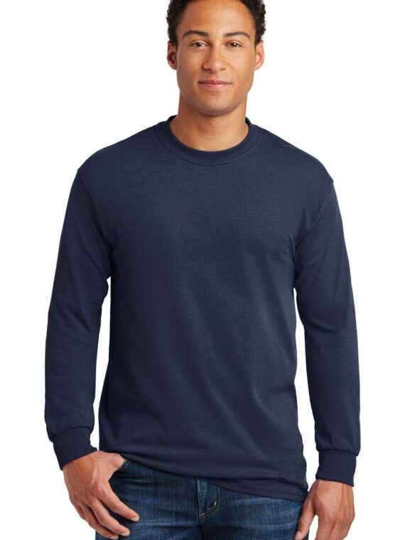Sweatshirt, %100 Pamuk, İçi Şardonlu, 2 İplik Sweatshirt, 0 Yaka, Lacivert