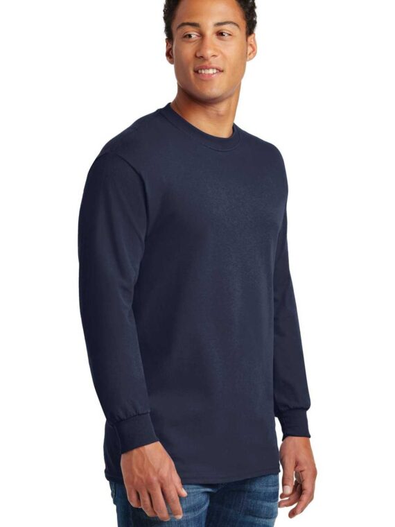 Sweatshirt, %100 Pamuk, İçi Şardonlu, 2 İplik Sweatshirt, 0 Yaka, Lacivert