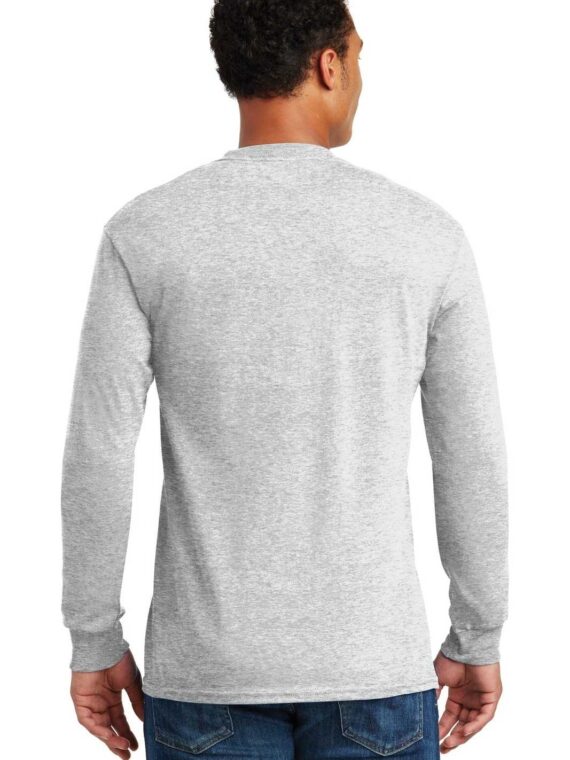 Sweatshirt, %100 Pamuk, İçi Şardonlu, 2 İplik Sweatshirt, 0 Yaka, Gri-Melanj