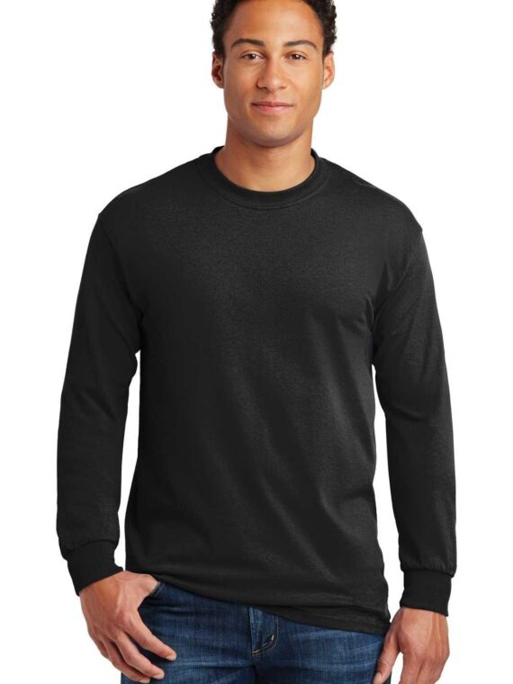 Sweatshirt, %100 Pamuk, İçi Şardonlu, 2 İplik Sweatshirt, 0 Yaka, Siyah