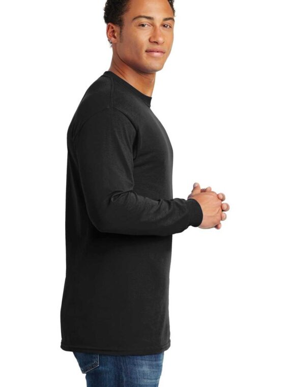 Sweatshirt, %100 Pamuk, İçi Şardonlu, 2 İplik Sweatshirt, 0 Yaka, Siyah