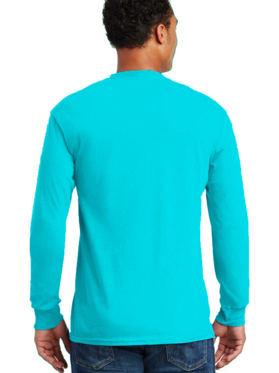 Sweatshirt, %100 Pamuk, İçi Şardonlu, 2 İplik Sweatshirt, 0 Yaka, Turkuaz