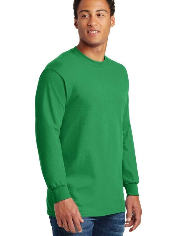 Sweatshirt, %100 Pamuk, İçi Şardonlu, 2 İplik Sweatshirt, 0 Yaka, Yesil