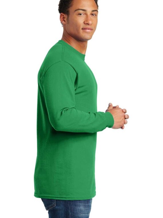 Sweatshirt, %100 Pamuk, İçi Şardonlu, 2 İplik Sweatshirt, 0 Yaka, Yesil