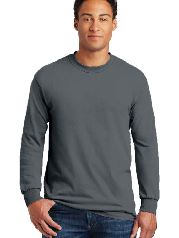 Sweatshirt, %100 Pamuk, İçi Şardonlu, 2 İplik Sweatshirt, 0 Yaka, Füme